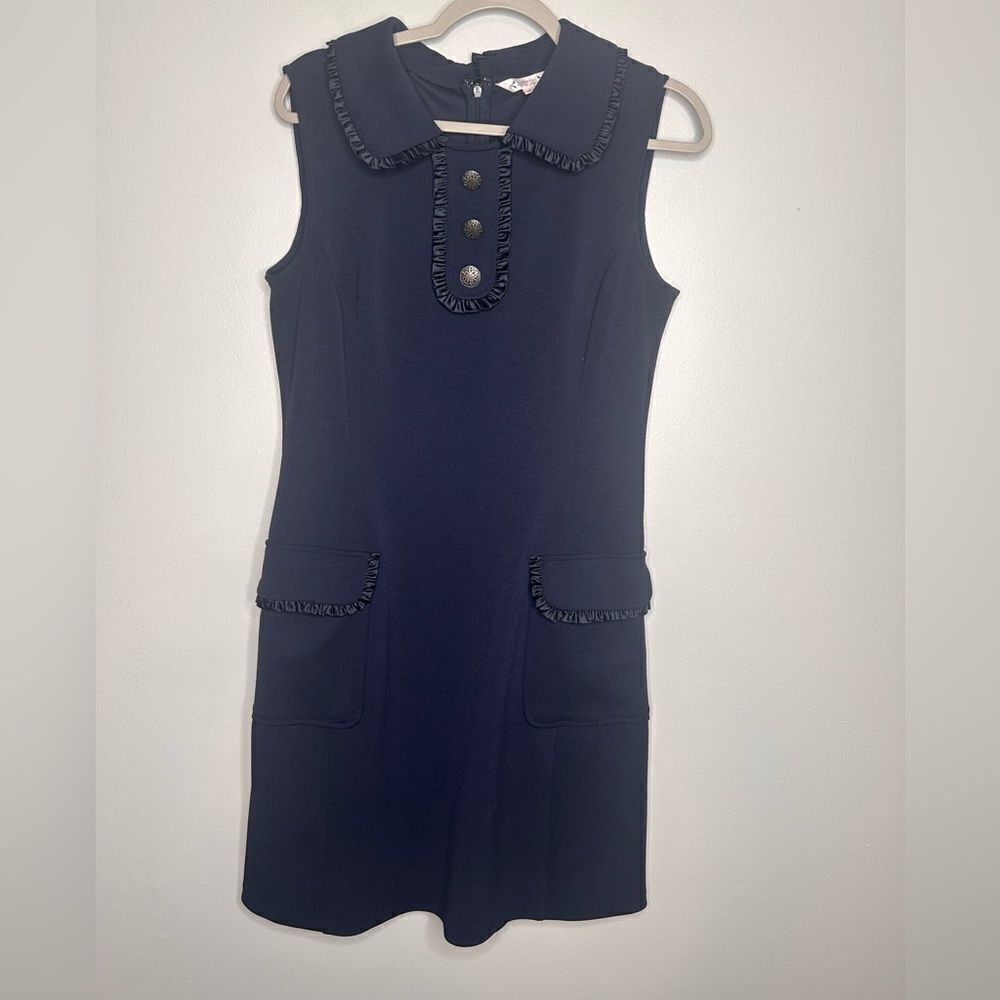 Nanette Lepore Ruffle Peter Pan Collar Dress - Picture 3 of 6